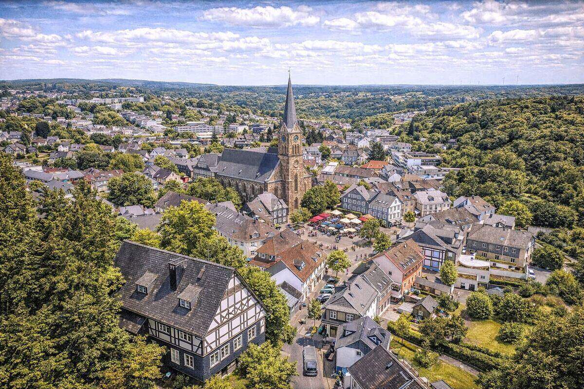 Stadtansicht von Burscheid im Rheinisch-Bergischen Kreis – hier kaufen wir Autos mit Getriebeschaden an