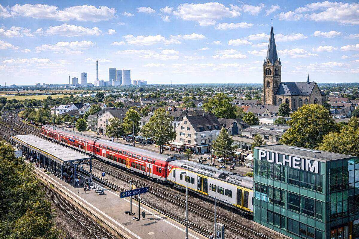 Stadtansicht von Dormagen im Rhein-Kreis Neuss – hier kaufen wir Autos mit Getriebeschaden an