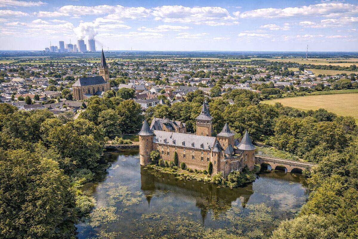 Stadtansicht von Grevenbroich im Rhein-Kreis Neuss – hier kaufen wir Autos mit Getriebeschaden an