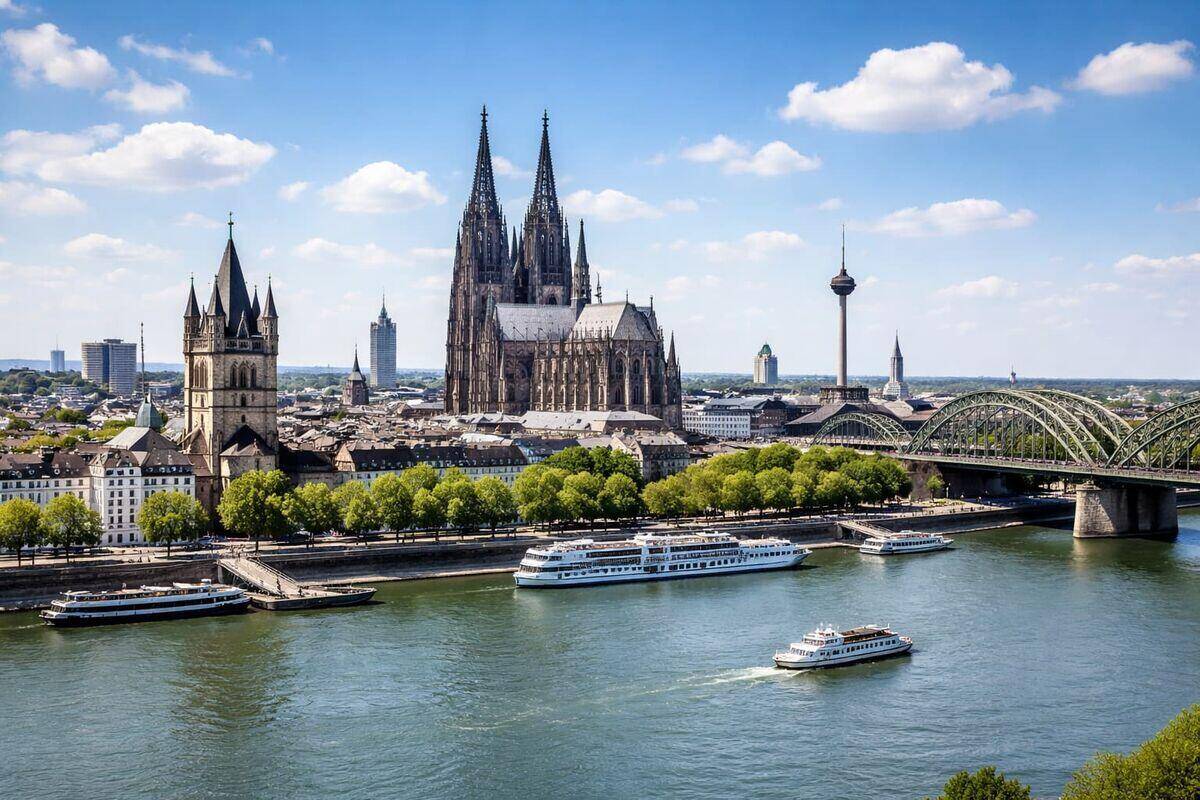 Stadtansicht von Köln im Rheinland – hier kaufen wir Autos mit Getriebeschaden an