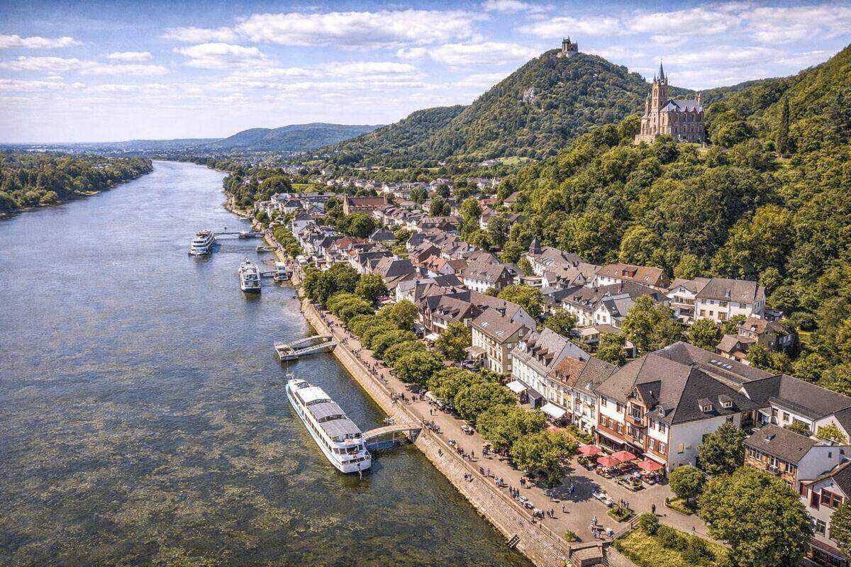 Stadtansicht von Königswinter im Rhein-Sieg-Kreis – hier kaufen wir Autos mit Getriebeschaden an