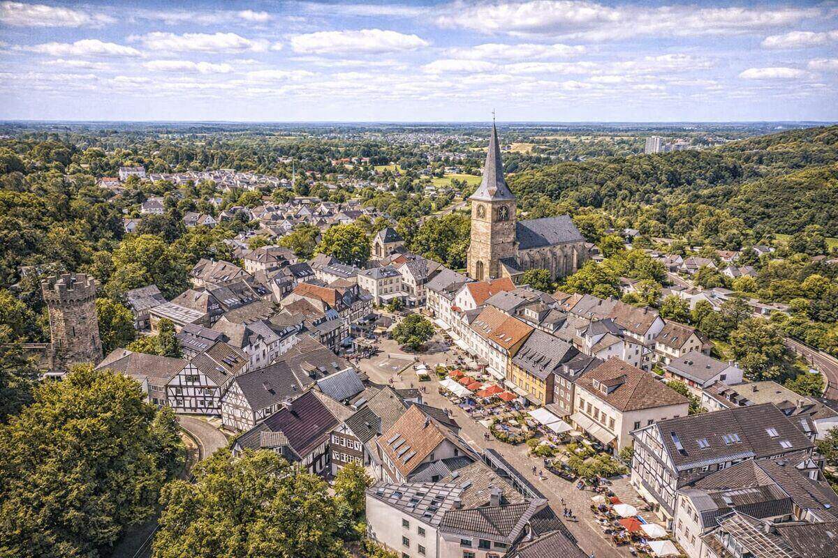 Stadtansicht von Meerbusch im Rhein-Kreis Neuss – hier kaufen wir Autos mit Getriebeschaden an