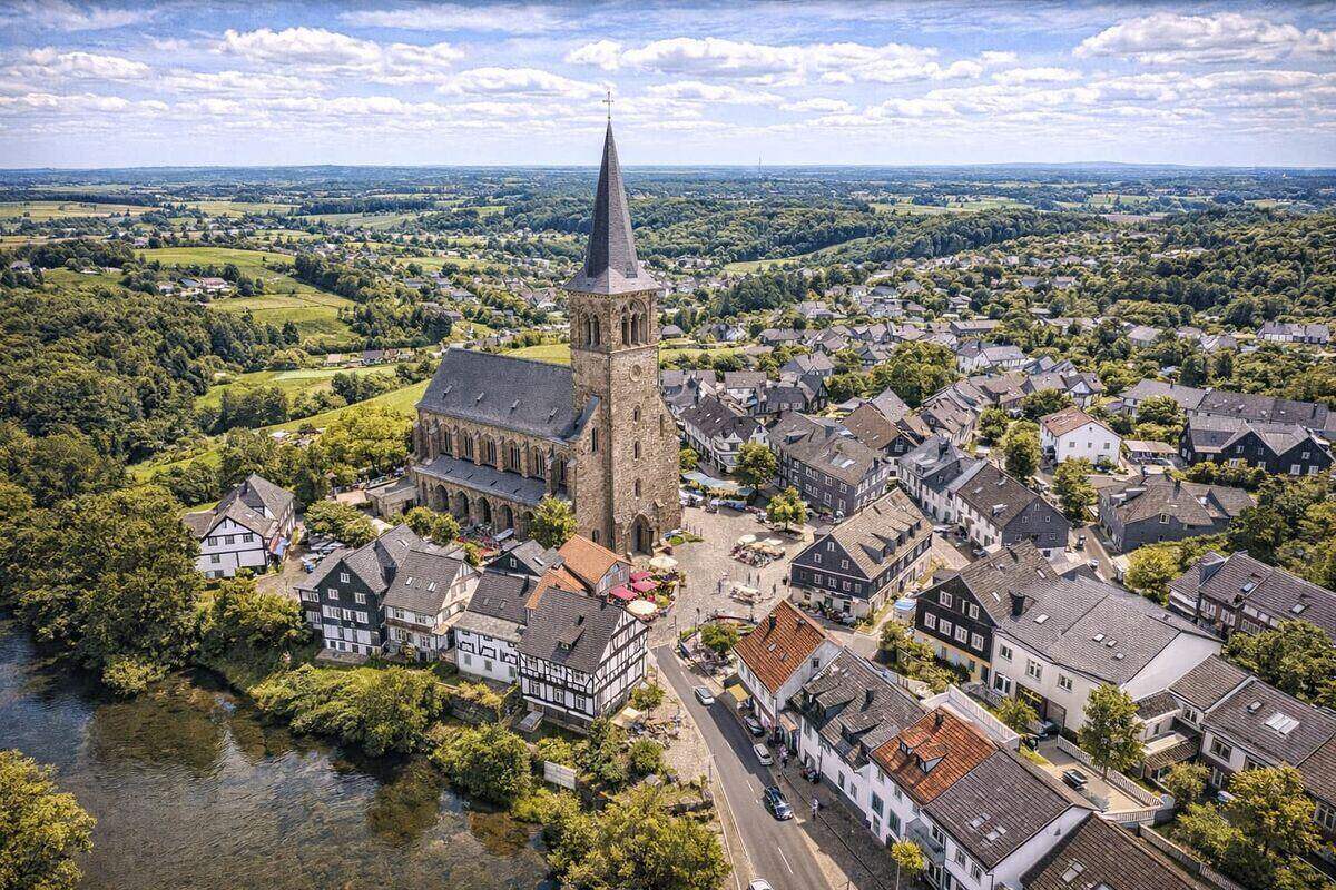 Stadtansicht von Much im Rhein-Sieg-Kreis – hier kaufen wir Autos mit Getriebeschaden an