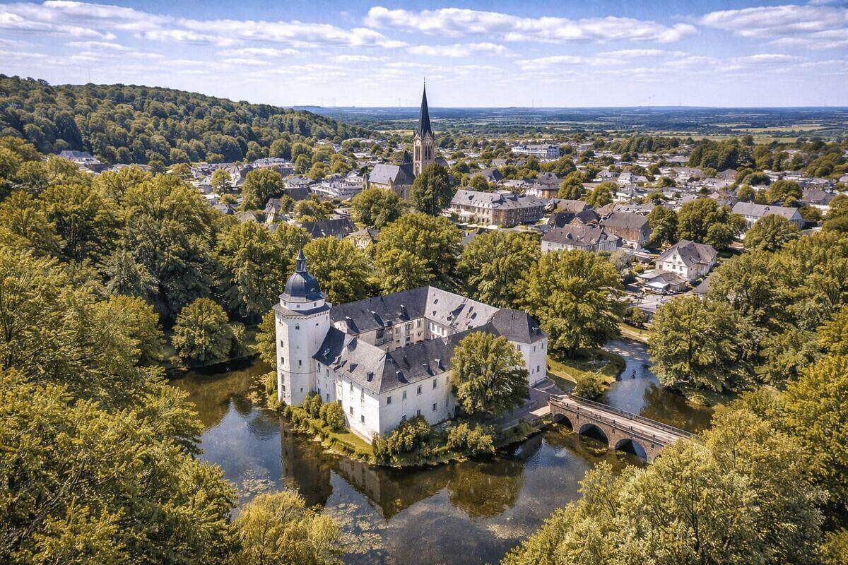 Stadtansicht von Rösrath im Rheinisch-Bergischen Kreis – hier kaufen wir Autos mit Getriebeschaden an