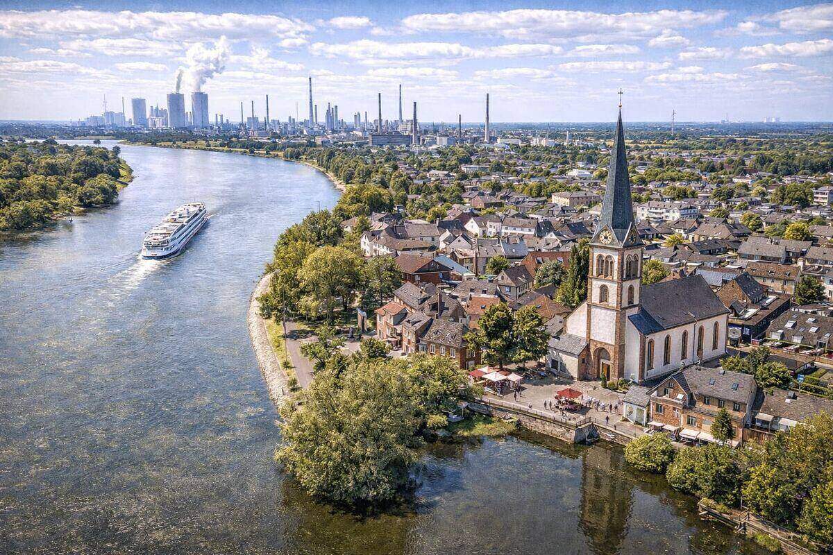 Stadtansicht von Wesseling im Rhein-Erft-Kreis – hier kaufen wir Autos mit Getriebeschaden an