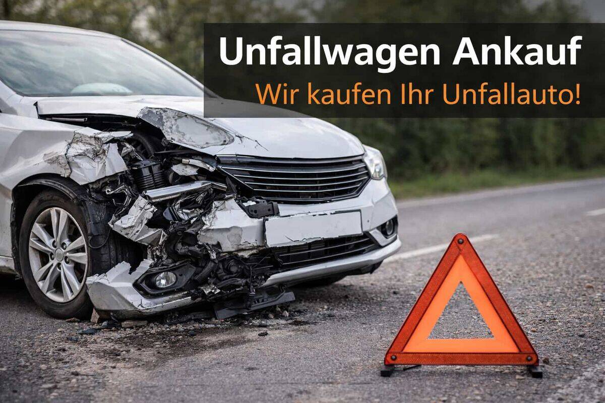 Auch Unfallwagen kaufen wir an – nicht nur Autos mit Getriebeschaden